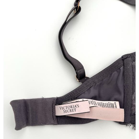 Victorias Secret Dream Angels Underwire 32DDD Push Up Unpadded Lace Bra - Picture 4 of 7